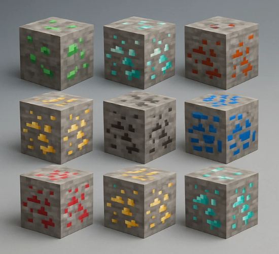 Minecraft Ores Picture Quiz