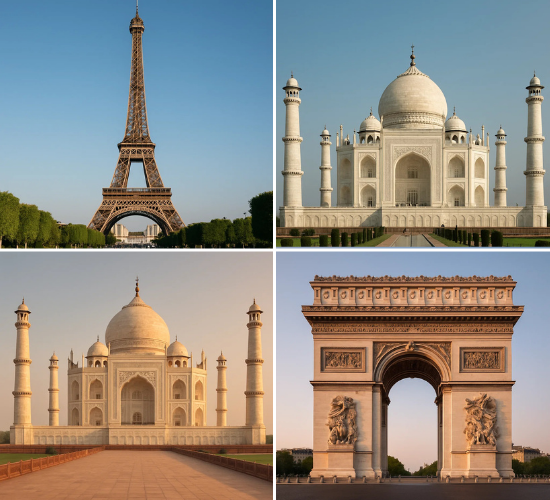 Famous Monuments Guessing Quiz