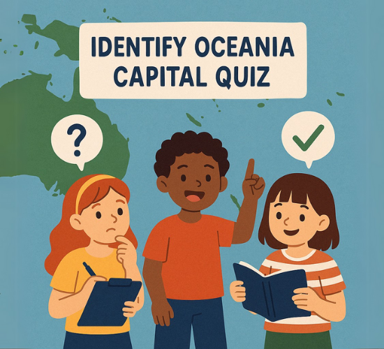 Identify Oceania Capitals Quiz