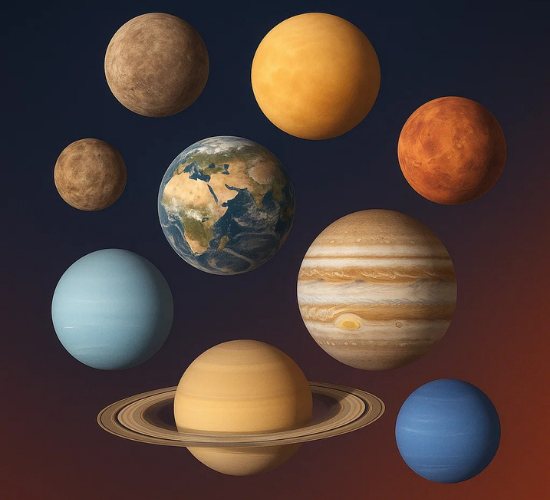 Planets and Characteristics Write Down Quiz
