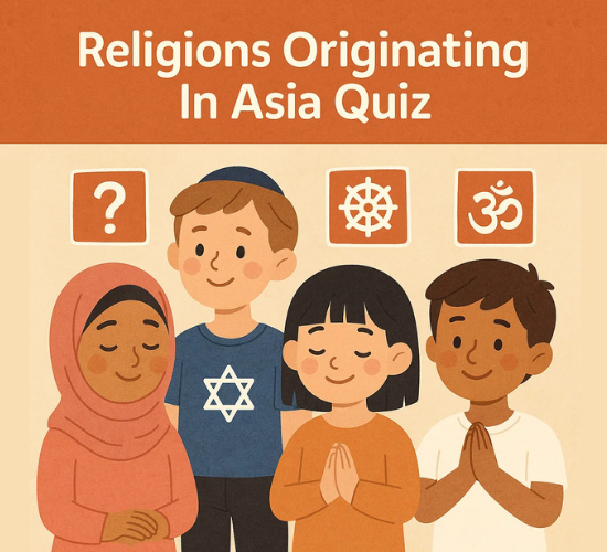 Religions Originating In Asia Quiz