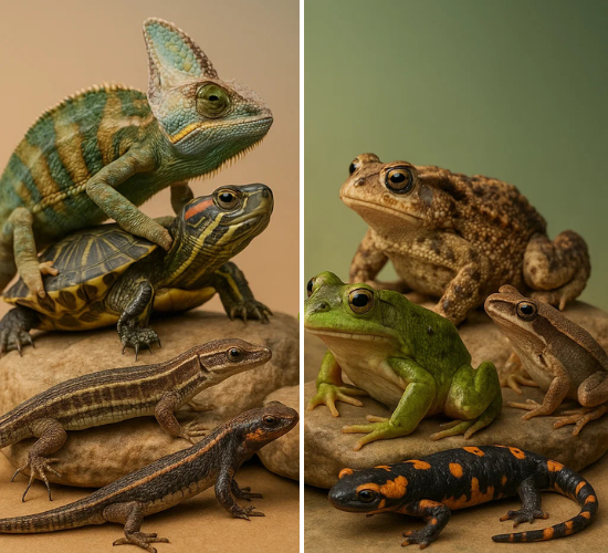 Reptiles vs Amphibians Quiz