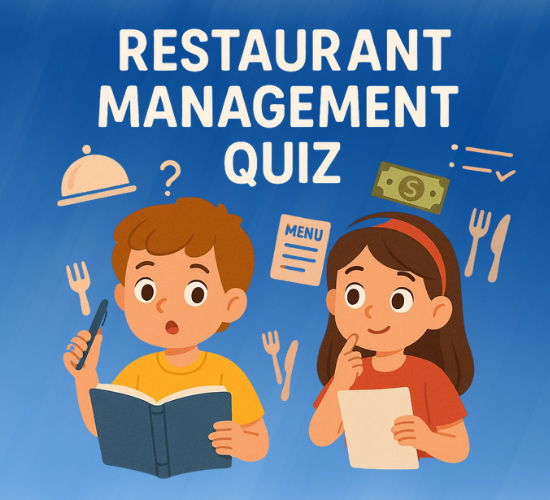 Restaurant Management Quiz