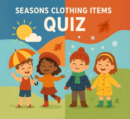 Identify Seasons clothing items Quiz