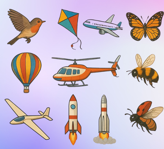 Select the Things That Can Fly Quiz