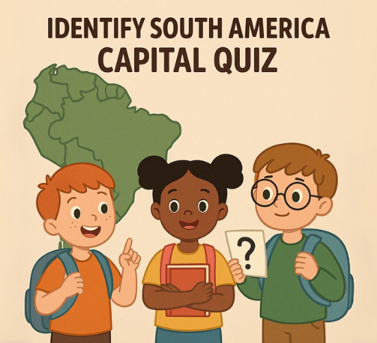 Identify South America Capitals Quiz