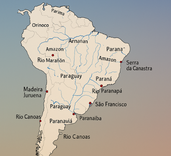 South American Rivers and Their Origins Quiz