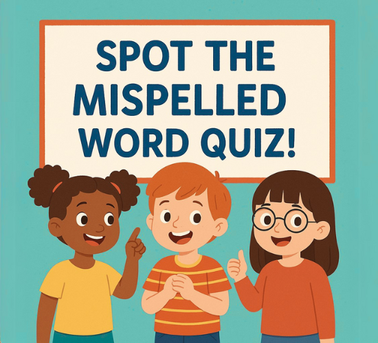 Spot the Misspelled Word Quiz!