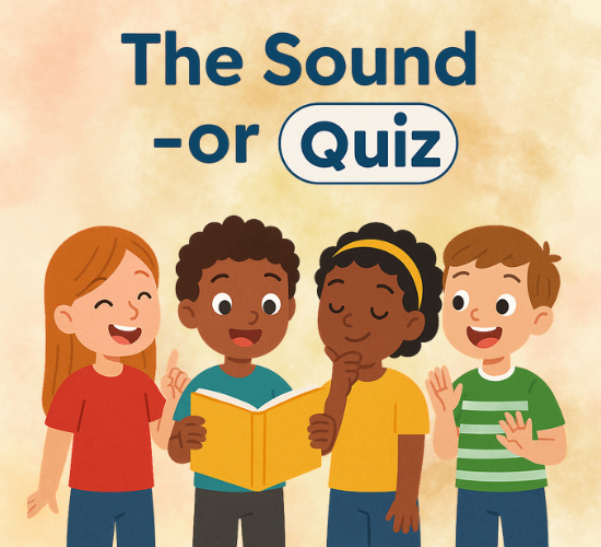 The Sound -or words Quiz