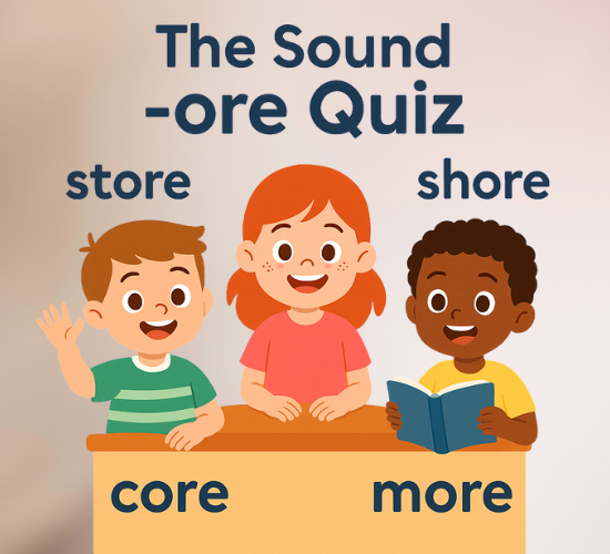The Sound -ore words Quiz