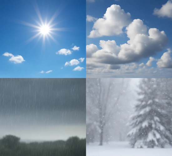Write the Types of Weather Quiz