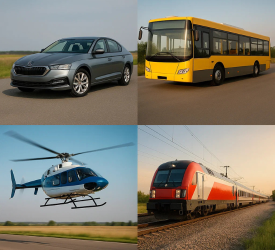 Vehicle Types by Picture Quiz