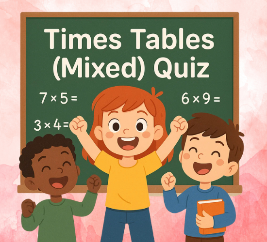 Times Tables (Mixed) Quiz