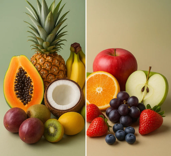 Tropical vs Temperate Fruits Quiz