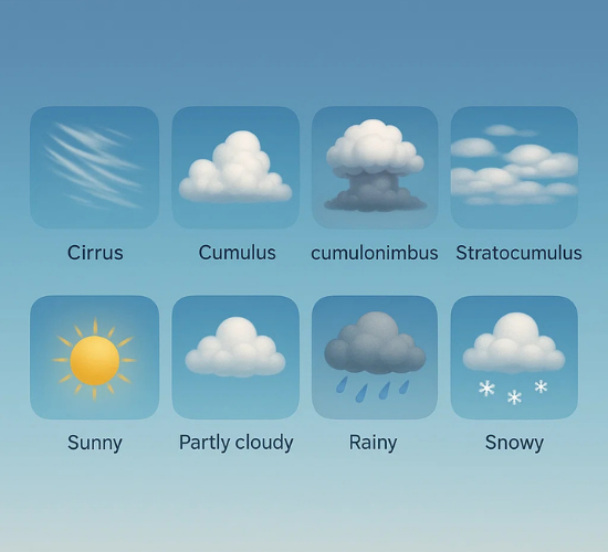 Types of Clouds vs Weather Quiz