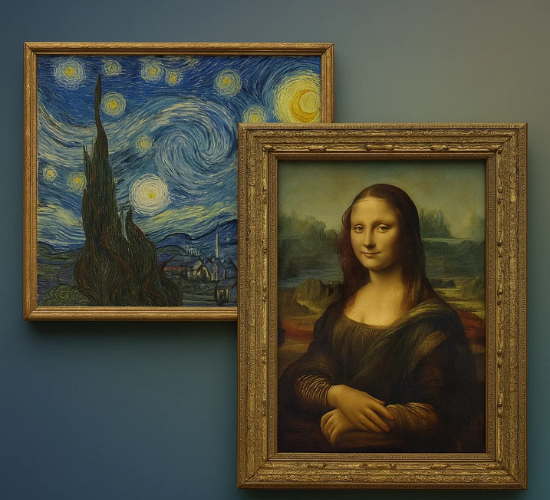 Famous Van Gogh vs Da Vinci Art Quiz