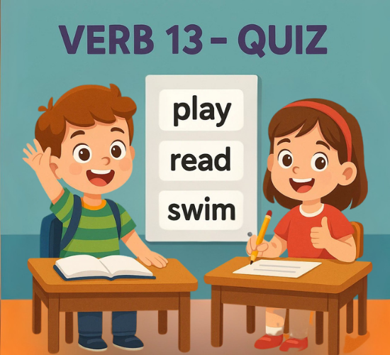 Verb Story Builders Quiz