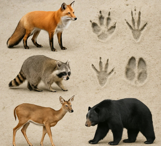 Which Animal Matches the Footprint Quiz