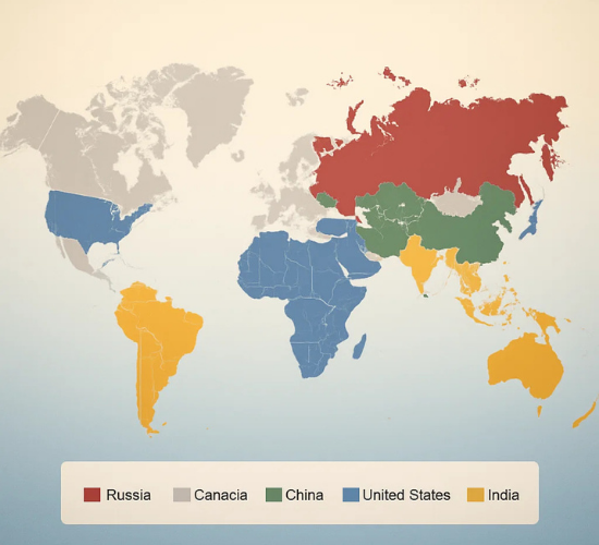World’s Largest Countries Quiz