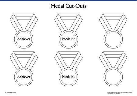 Medal Cut-Outs
