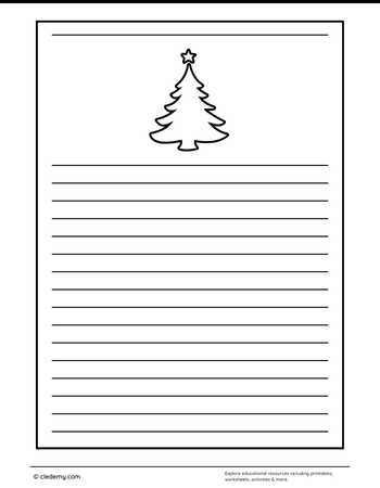 Christmas Writing Frames