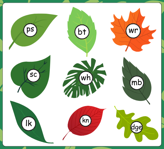 Silent Letters on Leaves