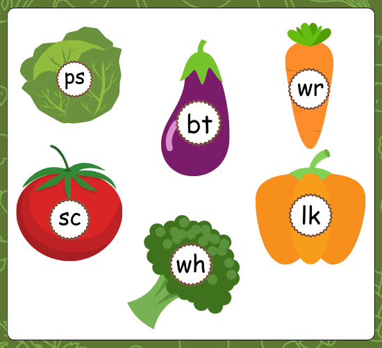 Silent Letters on Vegetables
