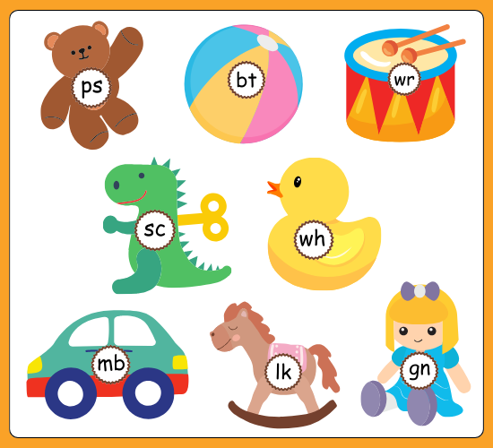 Silent Letters on Toys