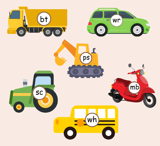 Silent Letters on Vehicles