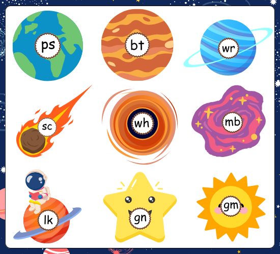 Silent Letters on Space