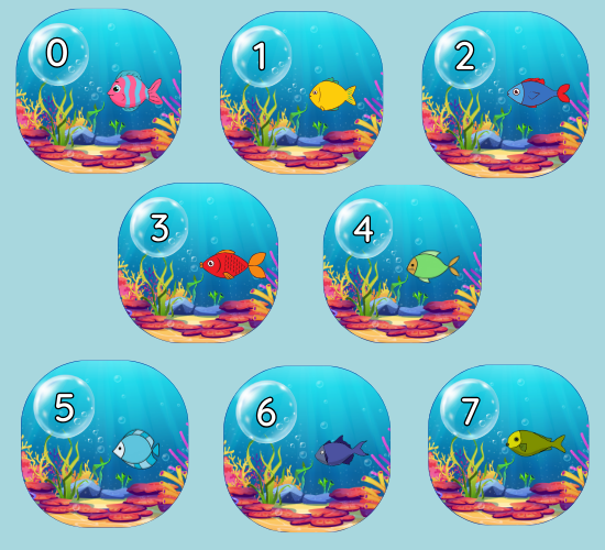 Under the Sea 0-31 Numbers