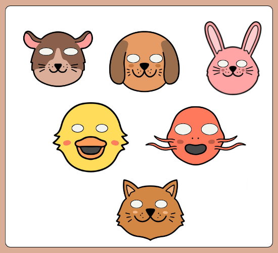 Pets Role-Play Masks