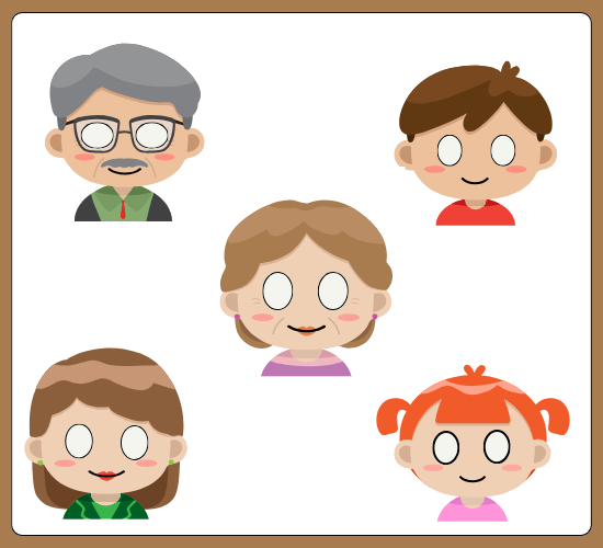 Family Role - Play Masks