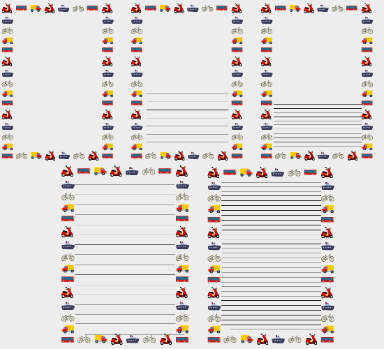 Transportation Page Border