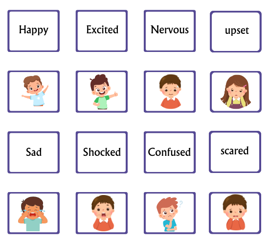 Emotions Matching Cards