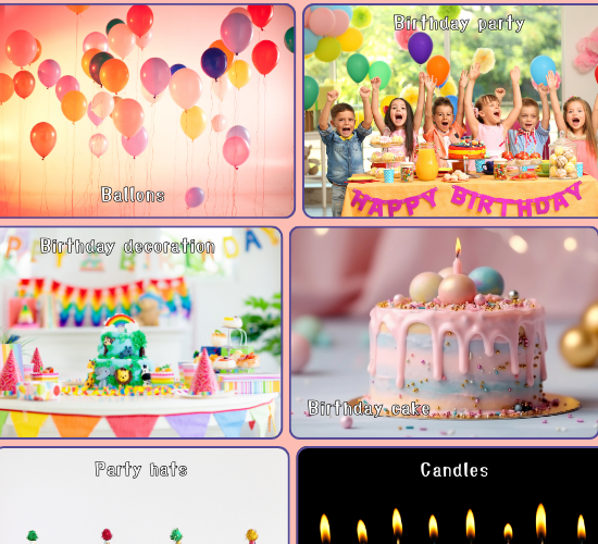 Birthday Display Photos