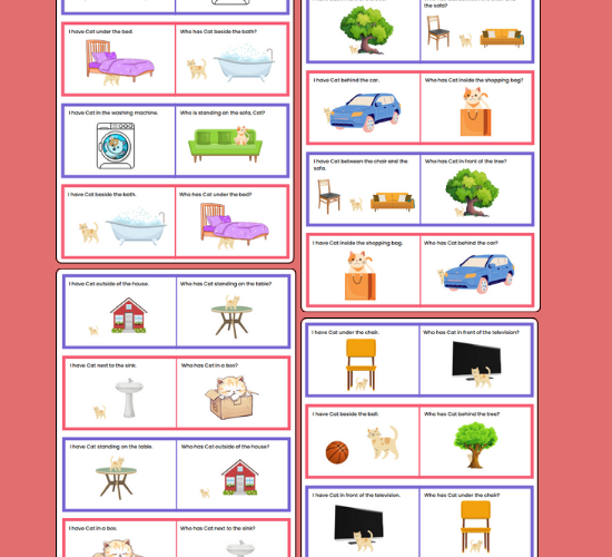 Preposition Loop Cards