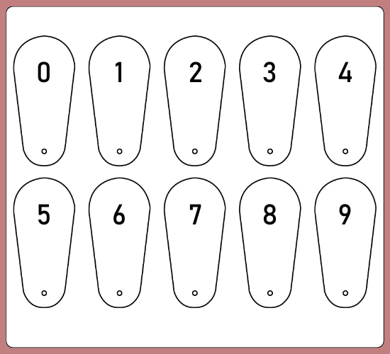 Number Fans (0-9)