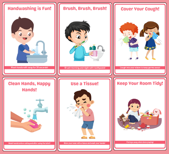 Health Hygiene Display Posters