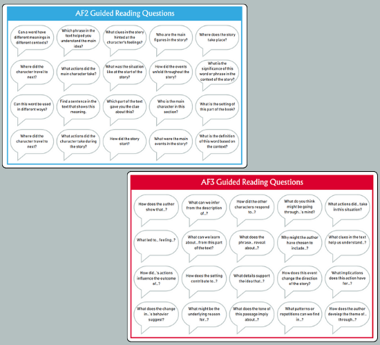 AF2 to AF7 Guided Reading Questions Mats