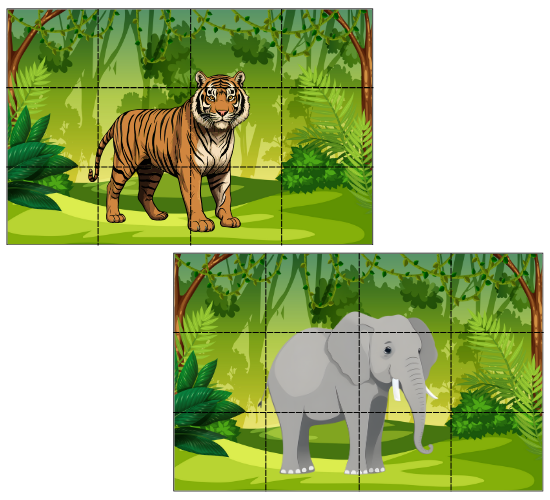 Jungle Animal Jigsaws