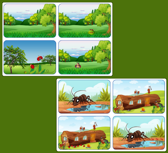 The Brave Little Ant Story Sequencing Cards