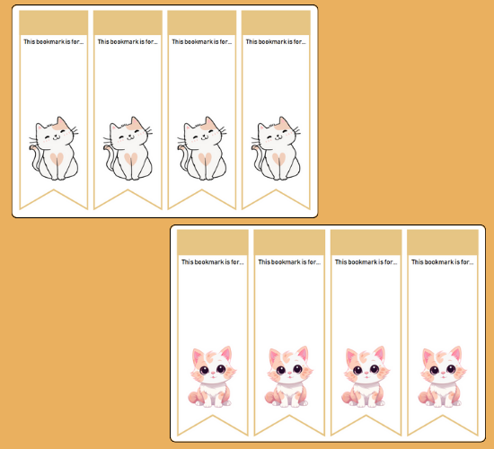 Cat Bookmarks