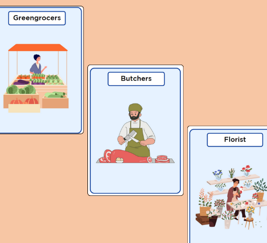 The Market Role Play Signs
