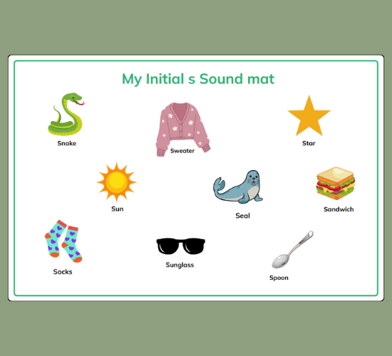 Initial s  Sound Mat