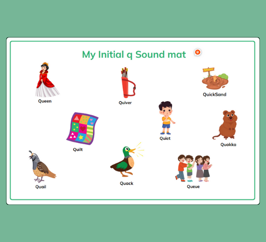 Initial q Sound Mat