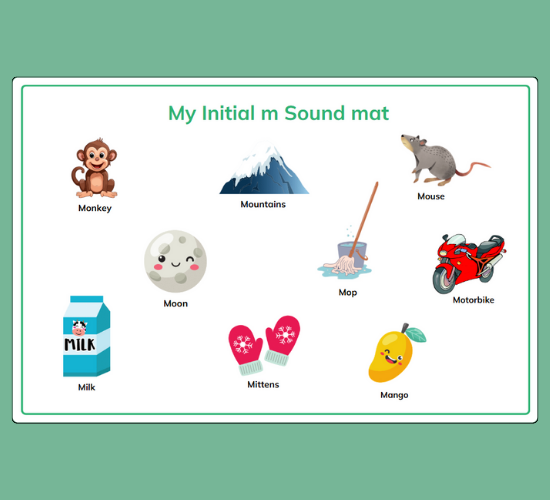 Initial m  Sound Mat