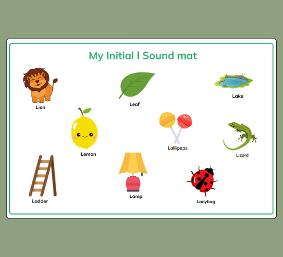 Initial l  Sound Mat