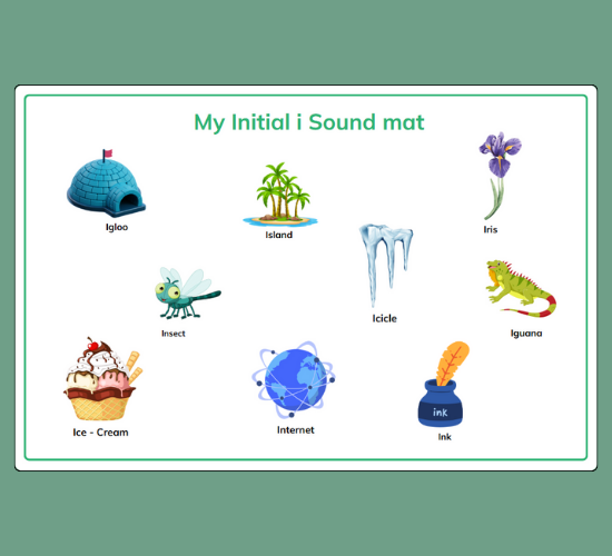 Initial i Sound Mat