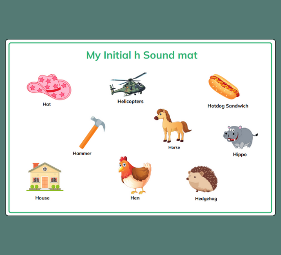 Initial h Sound Mat